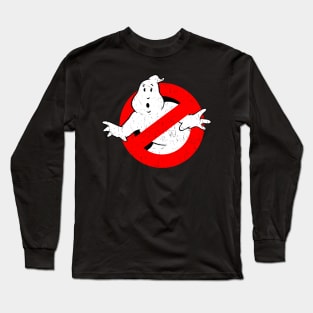 distressed ghostbuster logo Long Sleeve T-Shirt